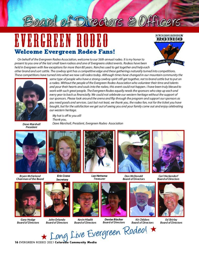 About Evergreen Rodeo A Colorado Mountain Tradition